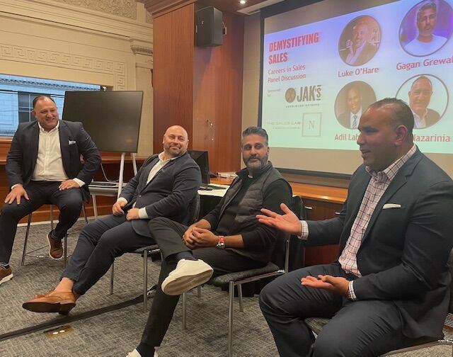 Speaking on a panel